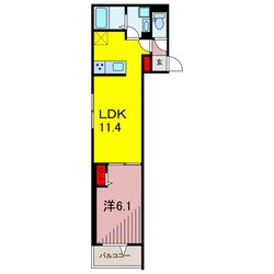 グラナーデ六町Ⅱの物件間取画像